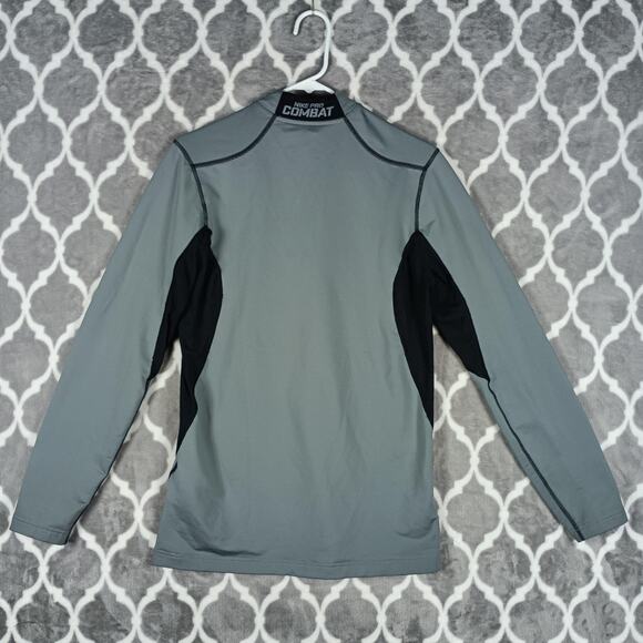 Nike Pro Combat Hyperwarm Dri-FIT Max Pullover Mens Medium 1/4 Zip Base Layer - Picture 4 of 11